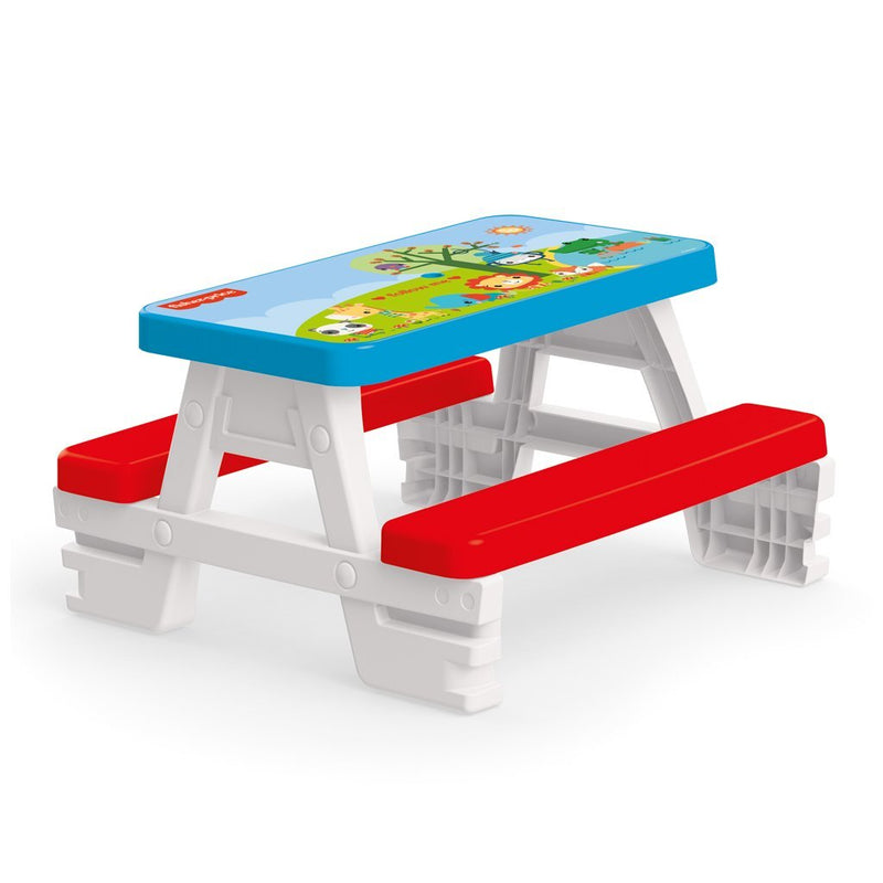 Load image into Gallery viewer, Dolu fisher price picknicktafel rood wit blauw