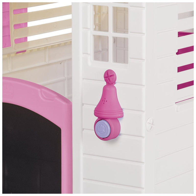 Load image into Gallery viewer, Dolu tuin speelhuis met accessoires roze paars 140x127x107.5 cm