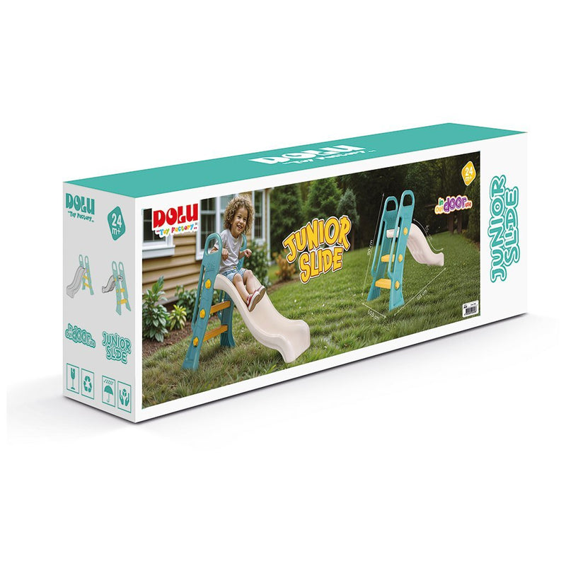 Load image into Gallery viewer, Dolu junior glijbaan 60.5x135x90 cm wit groen