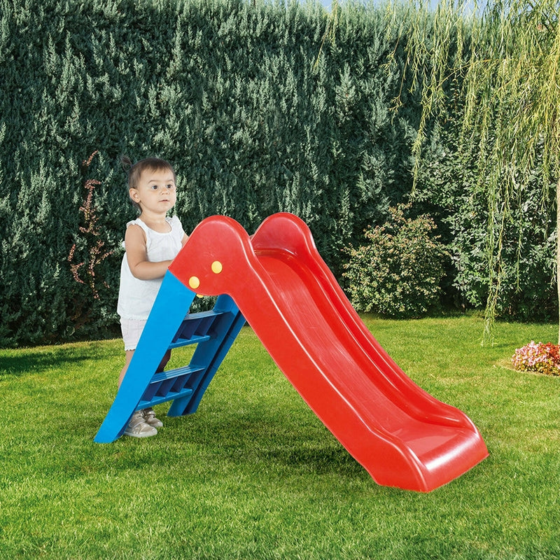 Load image into Gallery viewer, Dolu glijbaan 70x111x47cm blauw rood