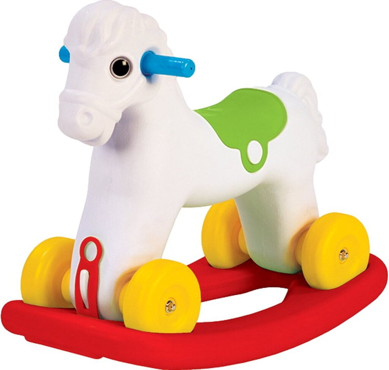 Afbeelding laden in galerijviewer, Dolu Dolu 2-in-1 Pony Hobbelpaard
