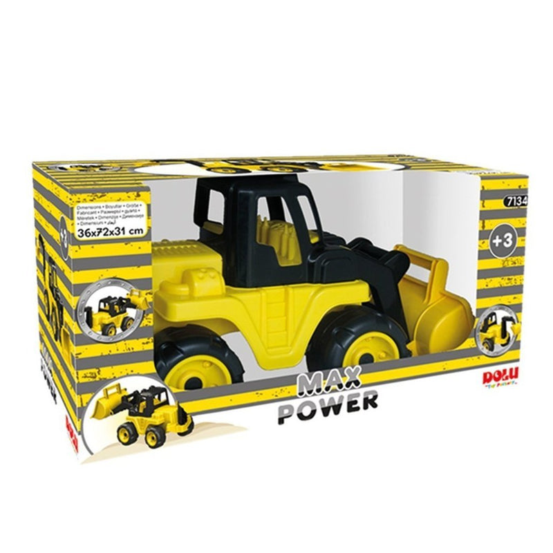 Load image into Gallery viewer, Dolu max power bulldozer loopauto 36x72x31 cm geel zwart