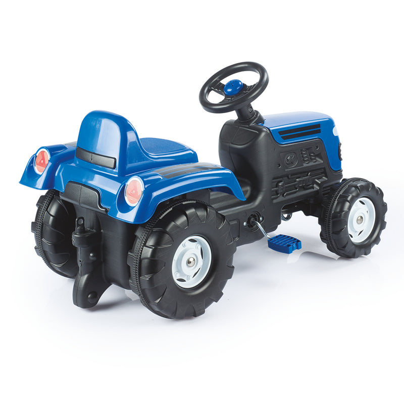 Load image into Gallery viewer, Dolu traptractor met claxon blauw zwart???????