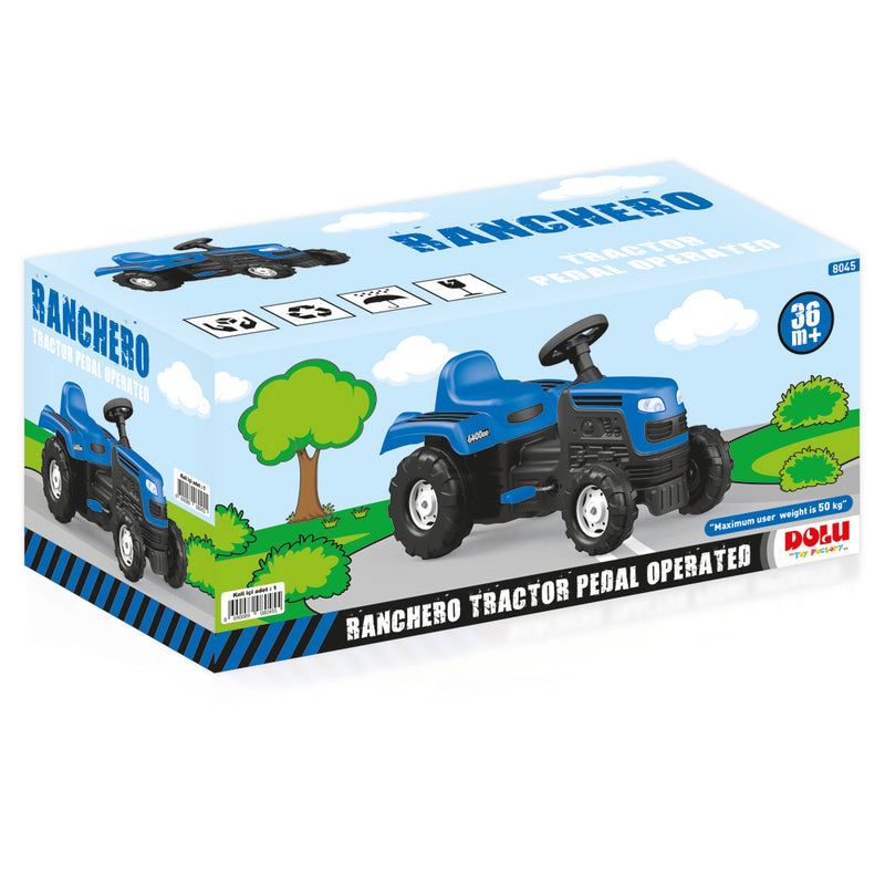 Load image into Gallery viewer, Dolu traptractor met claxon blauw zwart???????