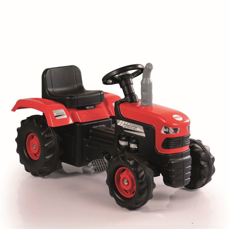 Load image into Gallery viewer, Dolu traptractor met claxon rood zwart