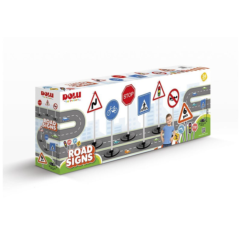 Load image into Gallery viewer, Dolu verkeersborden 6 stuks