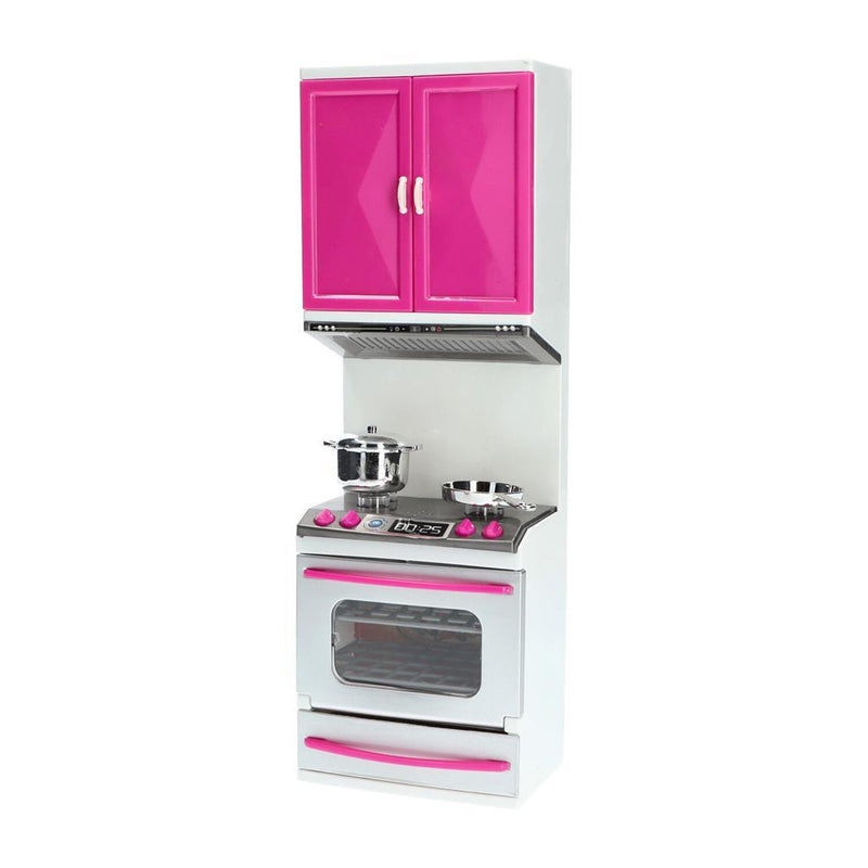 Load image into Gallery viewer, Fleur keuken speelset gasfornuis met oven en keukenkastje