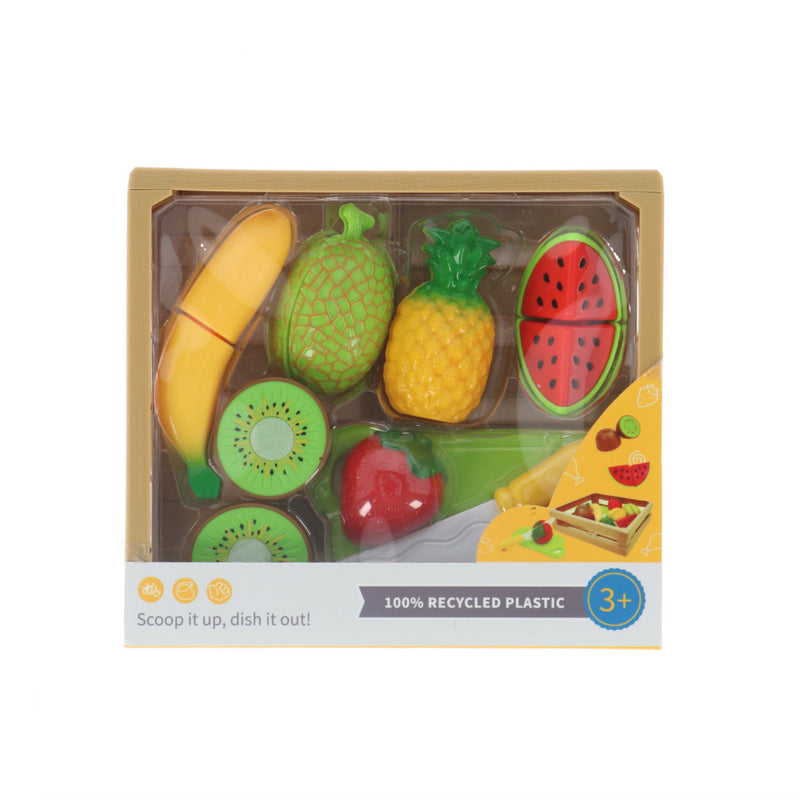 Afbeelding laden in galerijviewer, Basic fruit snijset met klittenband in kistje