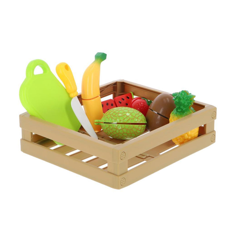 Afbeelding laden in galerijviewer, Basic fruit snijset met klittenband in kistje