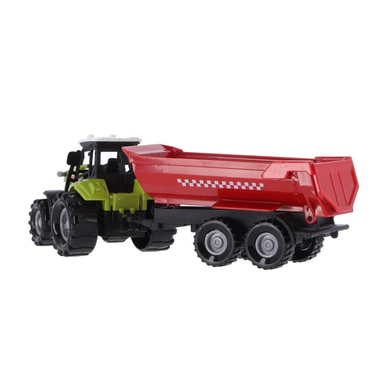 Load image into Gallery viewer, Overige Merken Tractor met Rode Aanhanger + Licht en Geluid