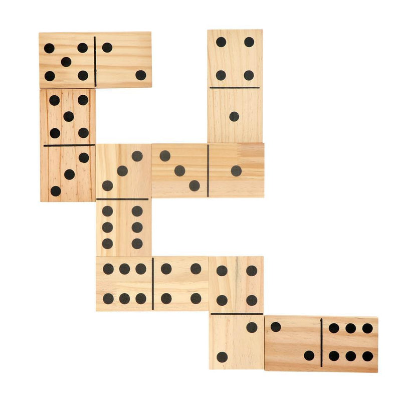 Load image into Gallery viewer, Alert outdoorspel domino xl (hout) – 7,5 x 15 cm
