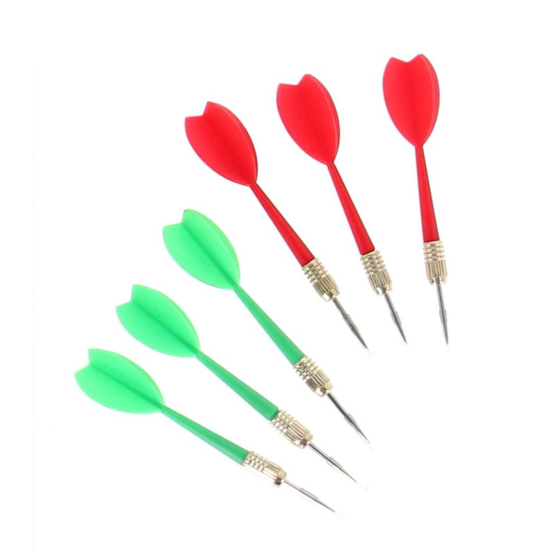 Load image into Gallery viewer, No brand dartboard tweezijdig met 6 pijlen 37 cm | 3 stuks