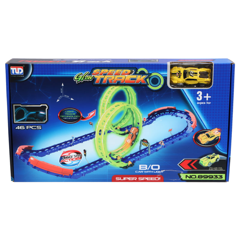 Load image into Gallery viewer, Overige merken speedtrack glow in the dark 46-delig
