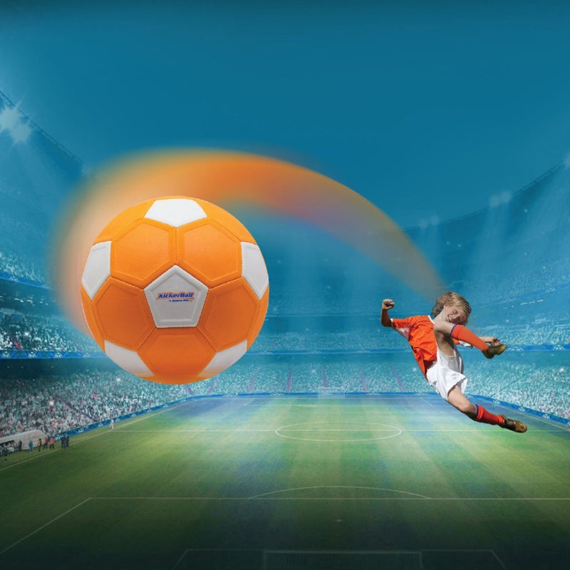 Afbeelding laden in galerijviewer, Overige merken kickerball maat 4 oranje wit