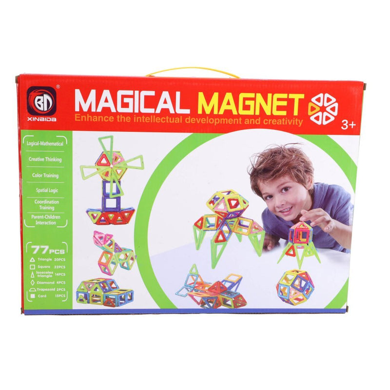 Load image into Gallery viewer, Science magnetische tegels diverse vormen 77-delig