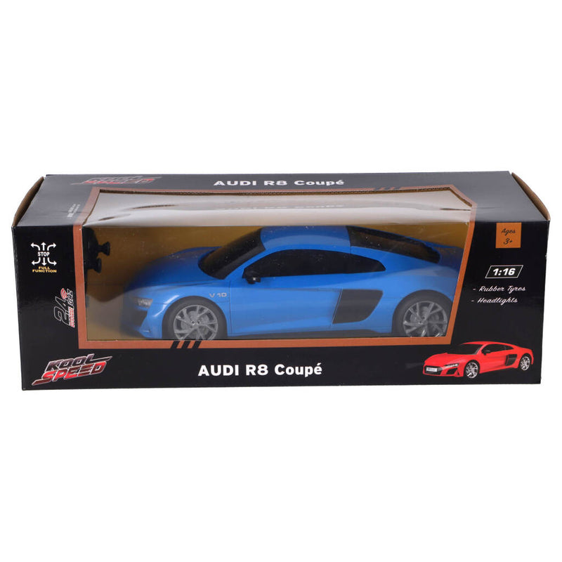 Load image into Gallery viewer, Kool speed rc audi audi r8 v10 coup eacute; 1:16 + licht blauw