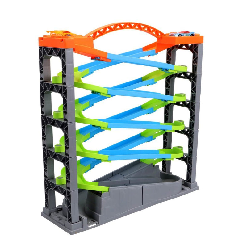 Load image into Gallery viewer, No brand racebaan deluxe met 5 lagen en 2 auto's