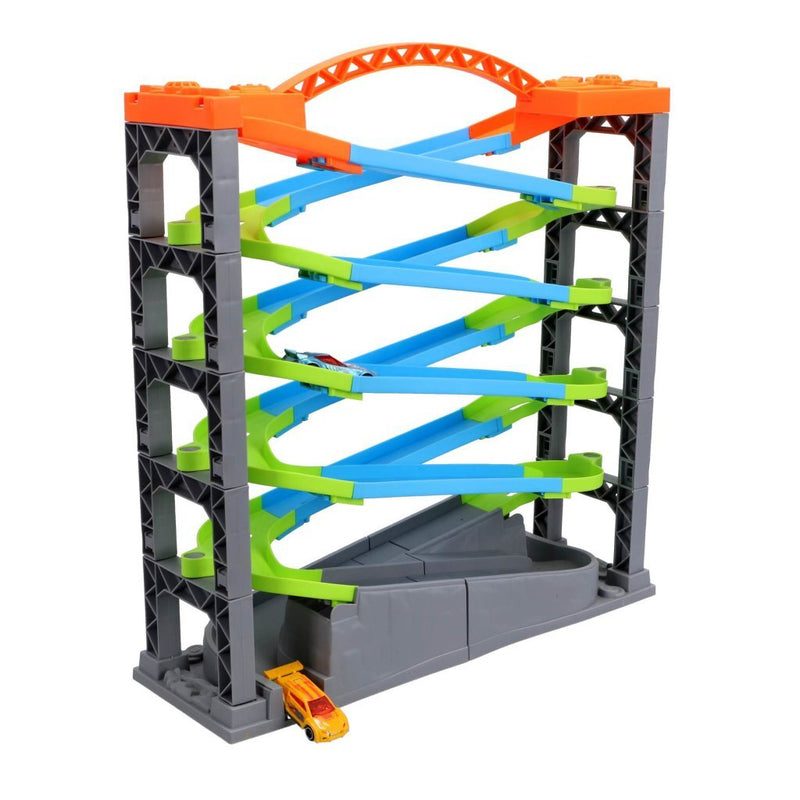 Load image into Gallery viewer, No brand racebaan deluxe met 5 lagen en 2 auto's