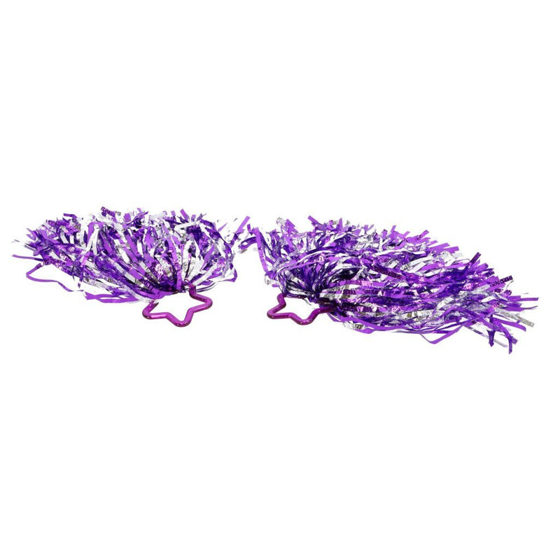 Load image into Gallery viewer, Overige merken pom poms 2 stuks paars zilver