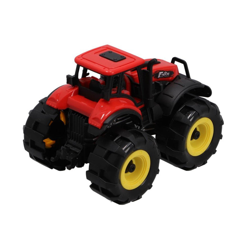 Afbeelding laden in galerijviewer, Overige merken tractor 15 cm + licht en geluid rood zwart