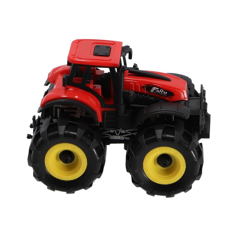 Afbeelding laden in galerijviewer, Overige merken tractor 15 cm + licht en geluid rood zwart
