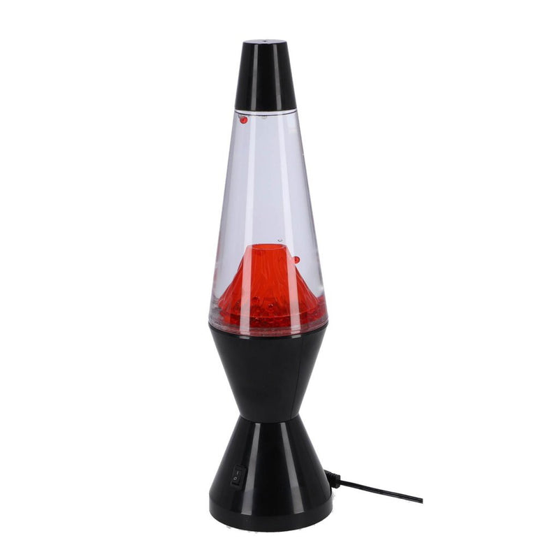 Load image into Gallery viewer, Party time! lava lamp vulkaan zwart rood