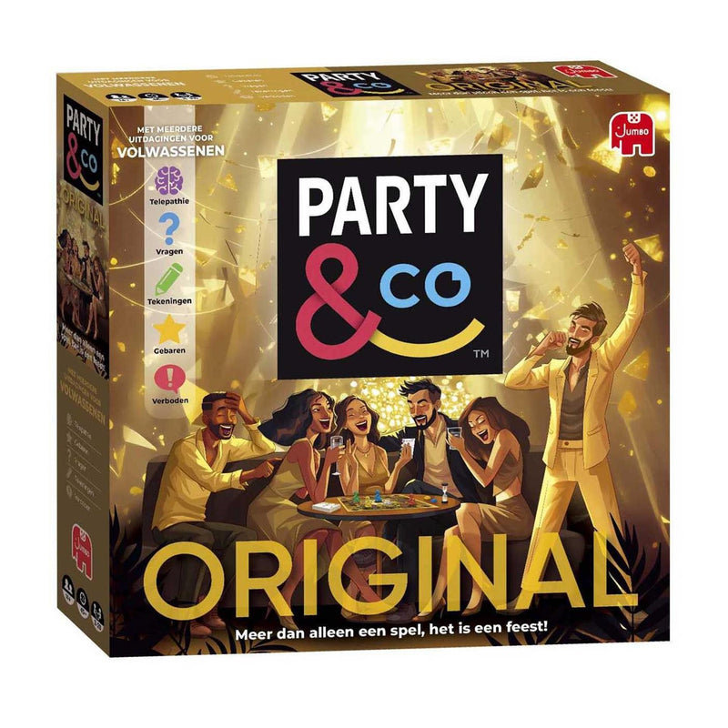 Afbeelding laden in galerijviewer, Jumbo party co. - original - vanaf 14 jaar - bordspel - partygame - actiespel