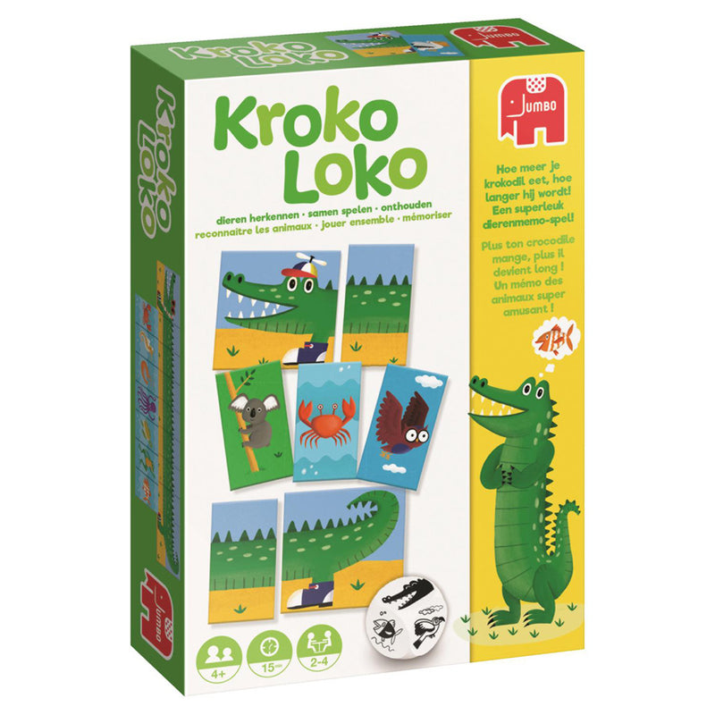Afbeelding laden in galerijviewer, Jumbo speelkwartier kroko loko memospel