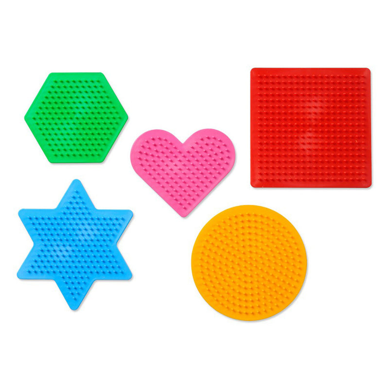 Load image into Gallery viewer, Ses strijkkralenbordjes, 5st.