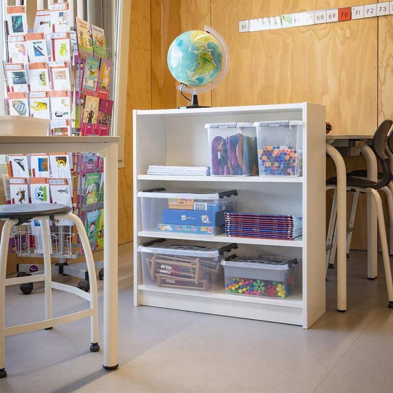 Load image into Gallery viewer, Sunware q-line opbergbox met inzet 6l transparant grijs