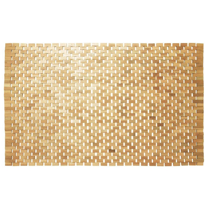 Load image into Gallery viewer, Sealskin badmat woodblock 52x90 cm naturel