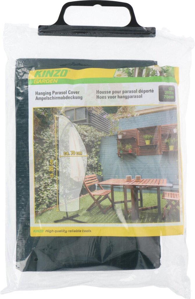 Load image into Gallery viewer, Kinzo garden parasolhoes 265x70cm voor hangparasol polyester
