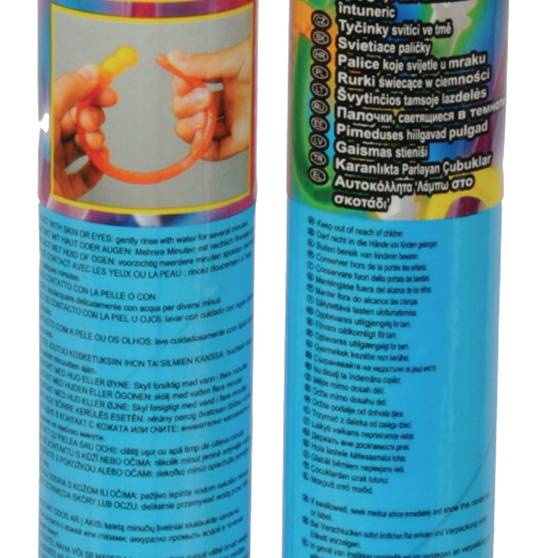 Load image into Gallery viewer, Basic glow in the dark sticks gloeiarmbandjes 15 stuks