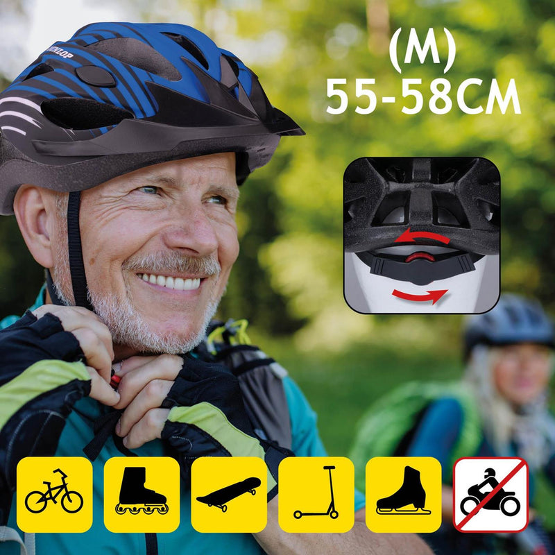 Load image into Gallery viewer, Dunlop fietshelm maat m