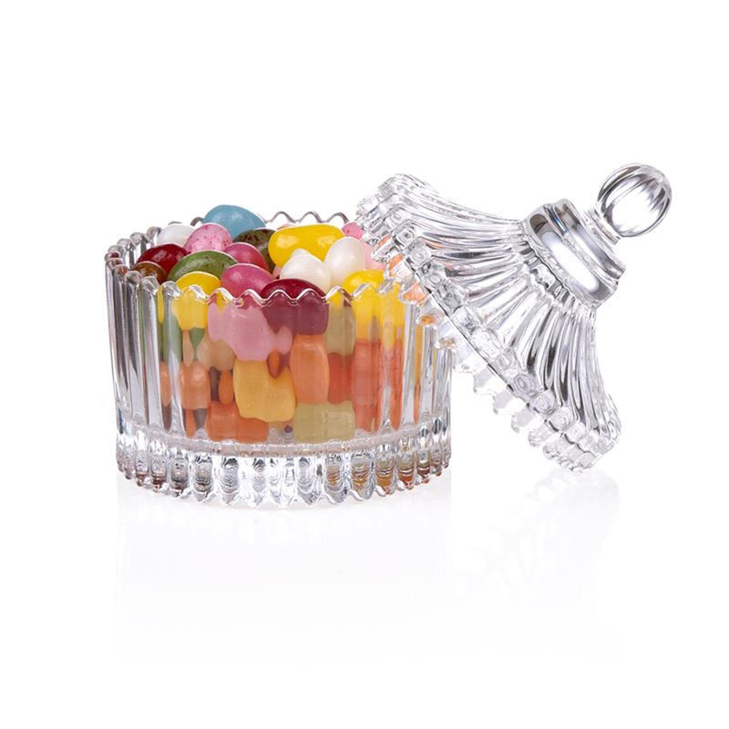 Afbeelding laden in galerijviewer, Alpina pot met deksel glas ø6,8x8,5cm