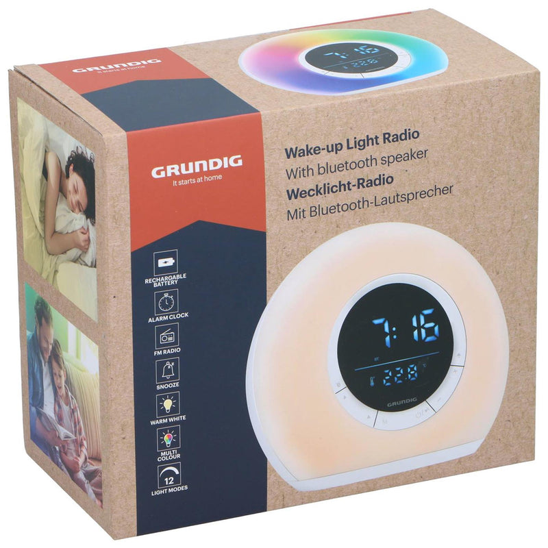 Load image into Gallery viewer, Grundig wekkerradio wake-up light met bluetooth speaker