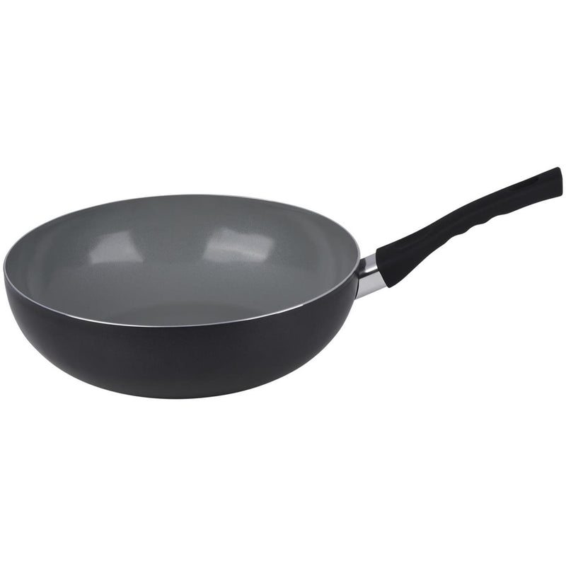 Load image into Gallery viewer, Alpina wokpan 28 cm – inductie pan – keramische antiaanbaklaag – pfas vrij – aluminium