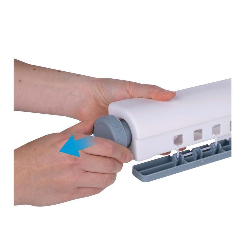 Load image into Gallery viewer, Alpina automatisch waslijn 14 m wit grijs