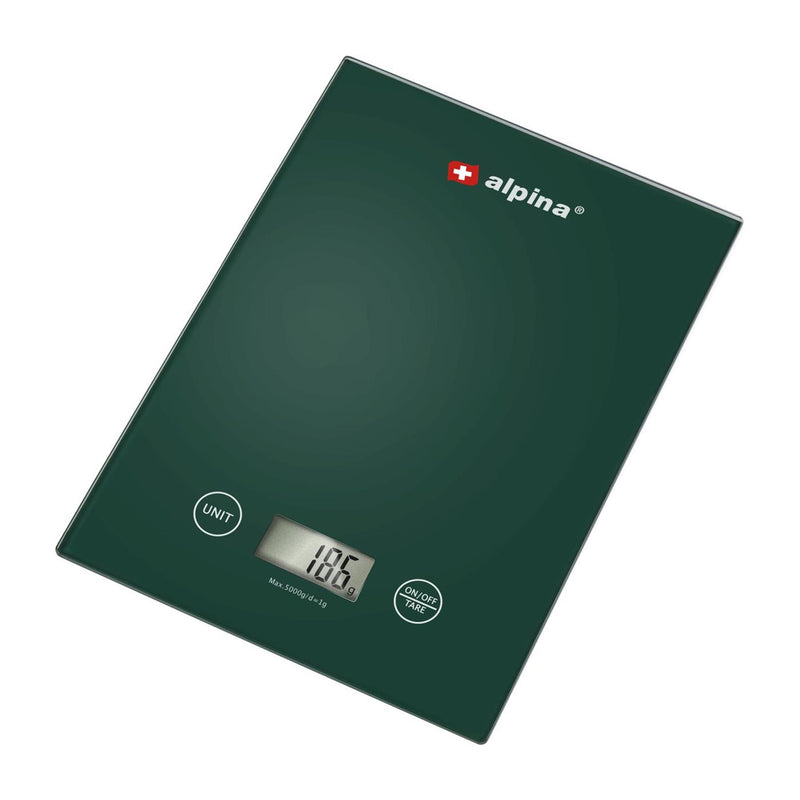 Load image into Gallery viewer, Alpina keukenweegschaal digitaal 5kg 22x15,5x1,8cm