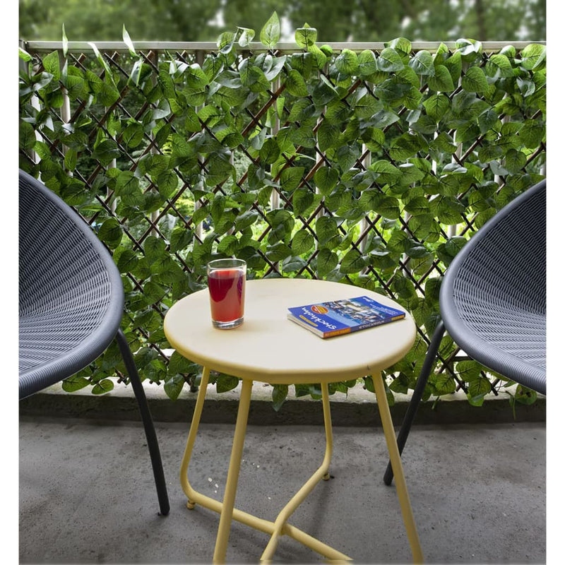 Load image into Gallery viewer, Nature tuinlatwerk met laurier groene bladeren 90x180 cm