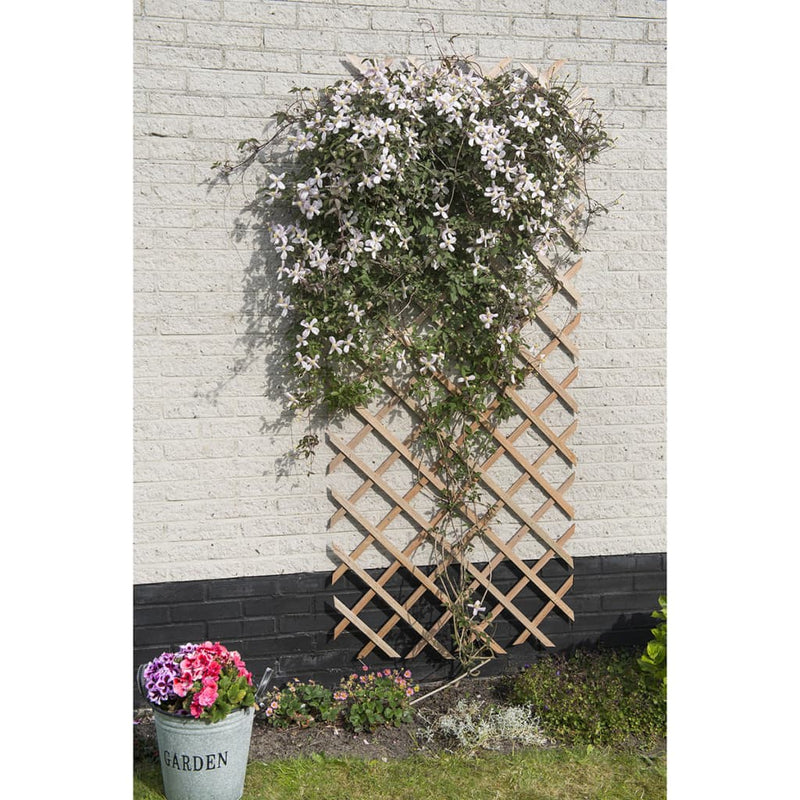 Load image into Gallery viewer, Nature tuinlatwerk 50x150 cm hout natuurlijk