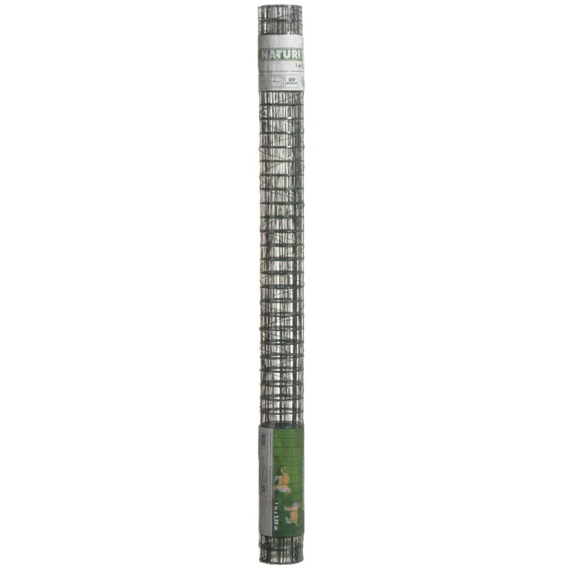Load image into Gallery viewer, Nature gaas vierkant 0,5x2,5 m 13 mm kunststof gecoat staal groen