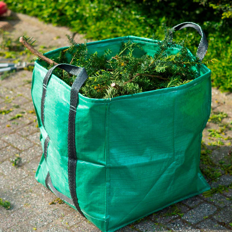 Load image into Gallery viewer, Nature Nature Garden Afvalzak vierkant 325 L groen 6072401