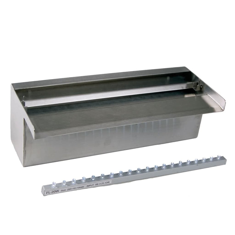 Load image into Gallery viewer, Ubbink niagara waterval met led-verlichting 30 cm roestvrij staal