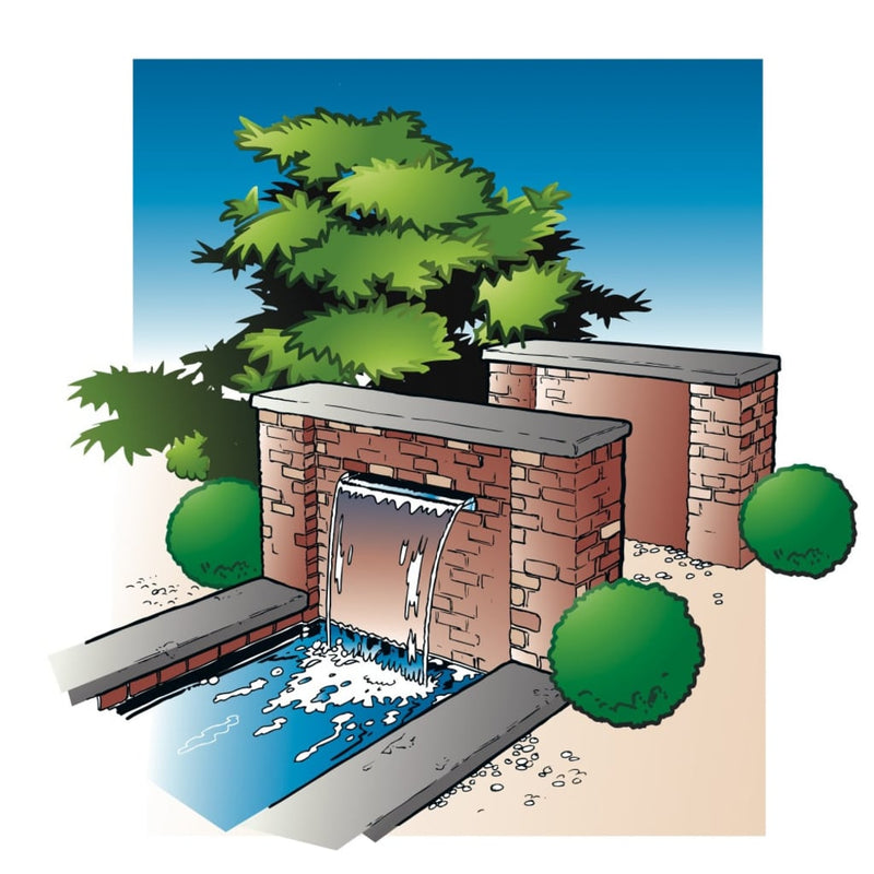 Load image into Gallery viewer, Ubbink niagara waterval met led-verlichting 30 cm roestvrij staal