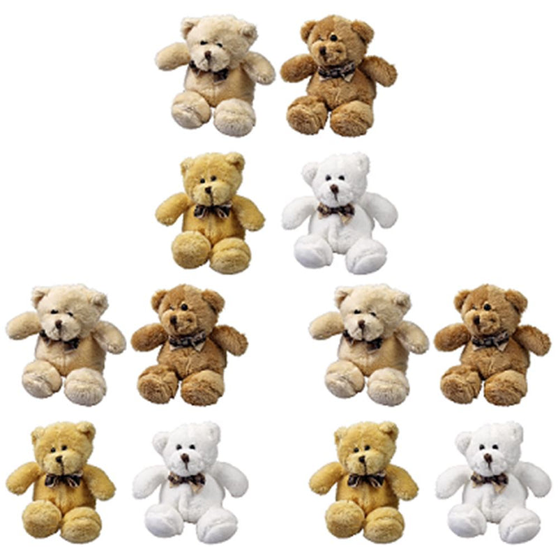 Load image into Gallery viewer, Knuffels beren. 4 ass. 12 cm. (in polyba
