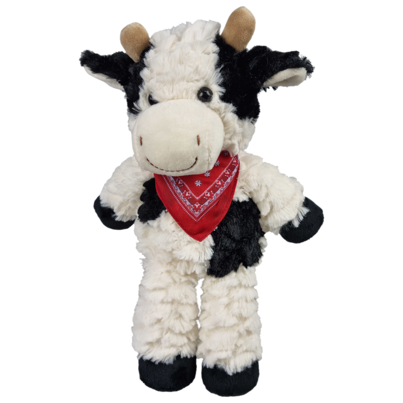 Load image into Gallery viewer, Knuffelkoe met sjaaltje. 27 cm.