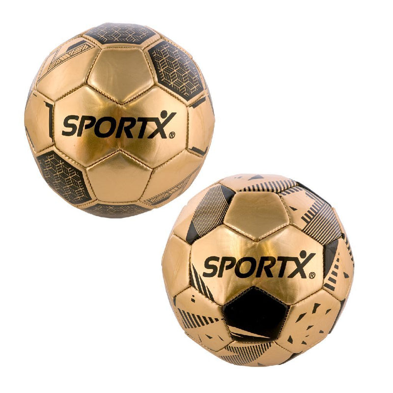 Load image into Gallery viewer, Sportx mini voetbal gold metallic 2ass 160-180gr.