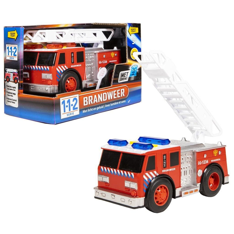 Load image into Gallery viewer, City 112 rescue racers brandweer met licht en geluid