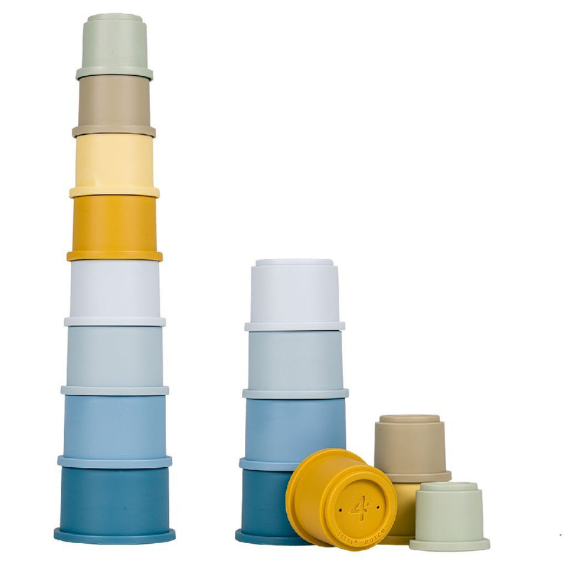 Load image into Gallery viewer, Little dutch stapelbekers blauw